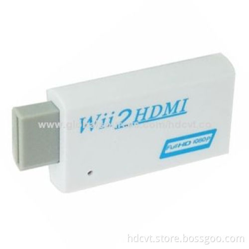 Wii to HDMI HD Adapter (Upscaler), Supports Plug-and-play Function